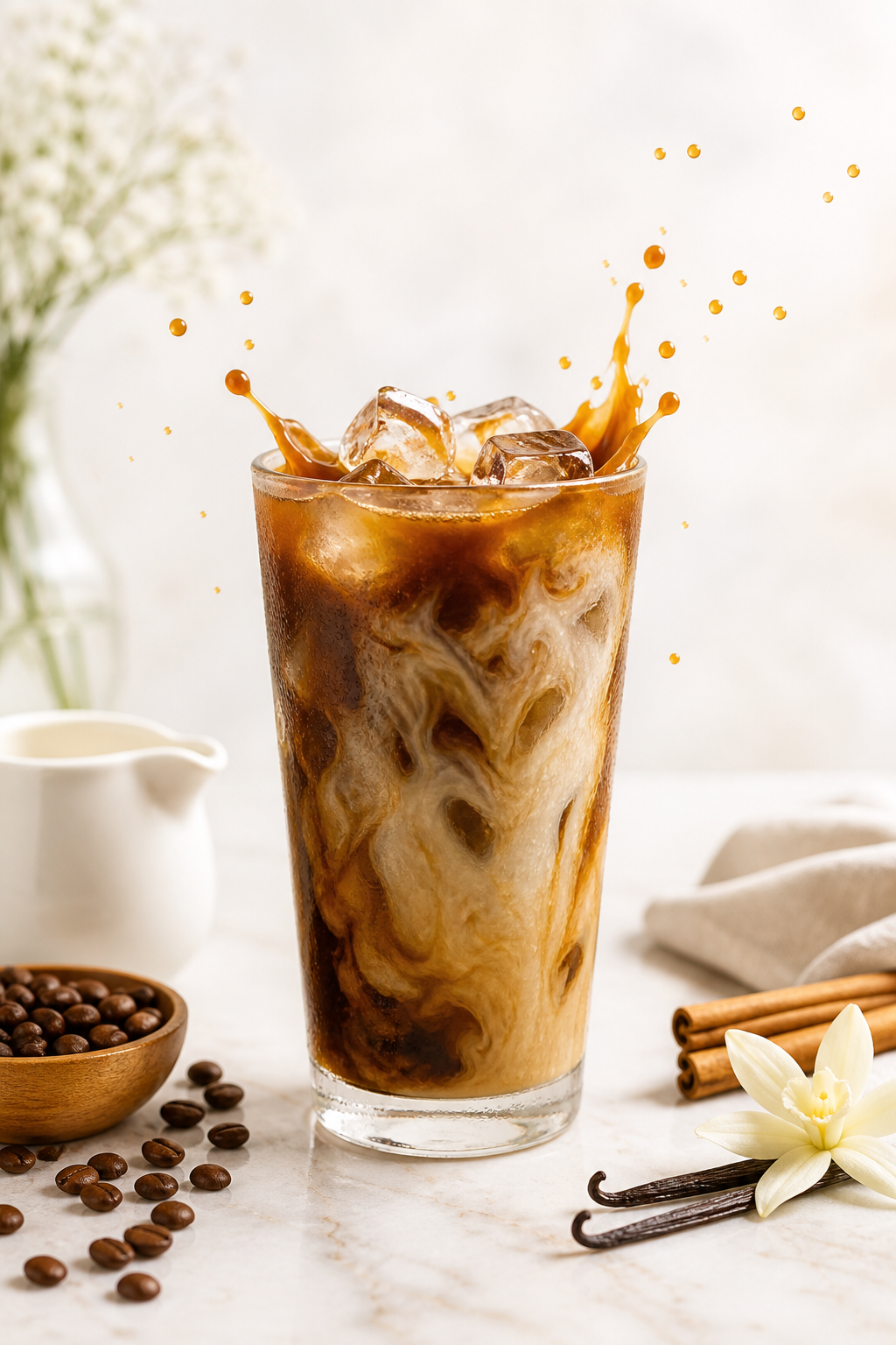 Scatto food & beverage di una bevanda fresca